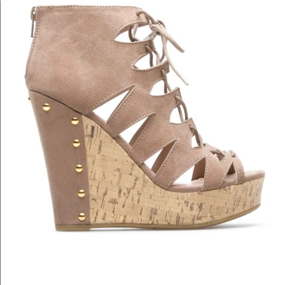 Madison Shoes - Madison Lace-Up wedges